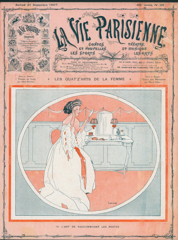 The Four Arts of a Women- La Vie Parisienne - Authentic Vintage Cover Art