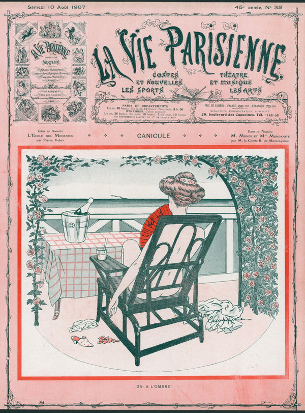 Heatwave- La Vie Parisienne - Authentic Vintage Cover Art
