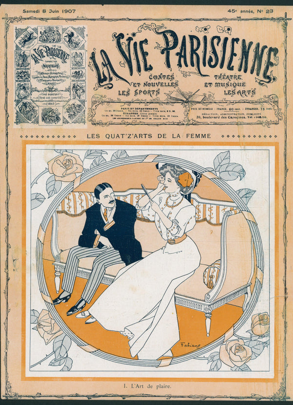 The Art of Pleasing- La Vie Parisienne - Authentic Vintage Cover Art
