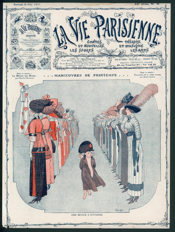 Cupid's Spring Review- La Vie Parisienne - Authentic Vintage Cover Art