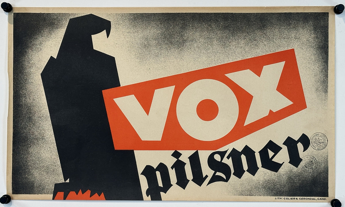 Vox Pilsner - Authentic Vintage Poster