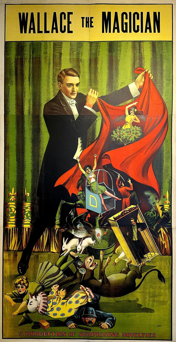 Wallace the Magician - Authentic Vintage Poster