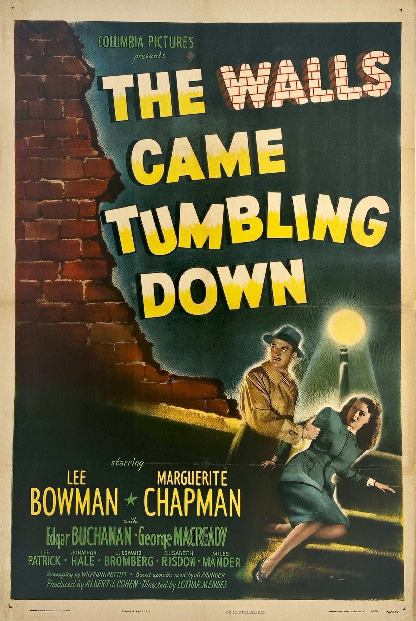 Walls Come Tumbling Down - Authentic Vintage Poster