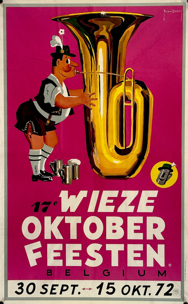 17e Oktoberfest - Authentic Vintage Poster