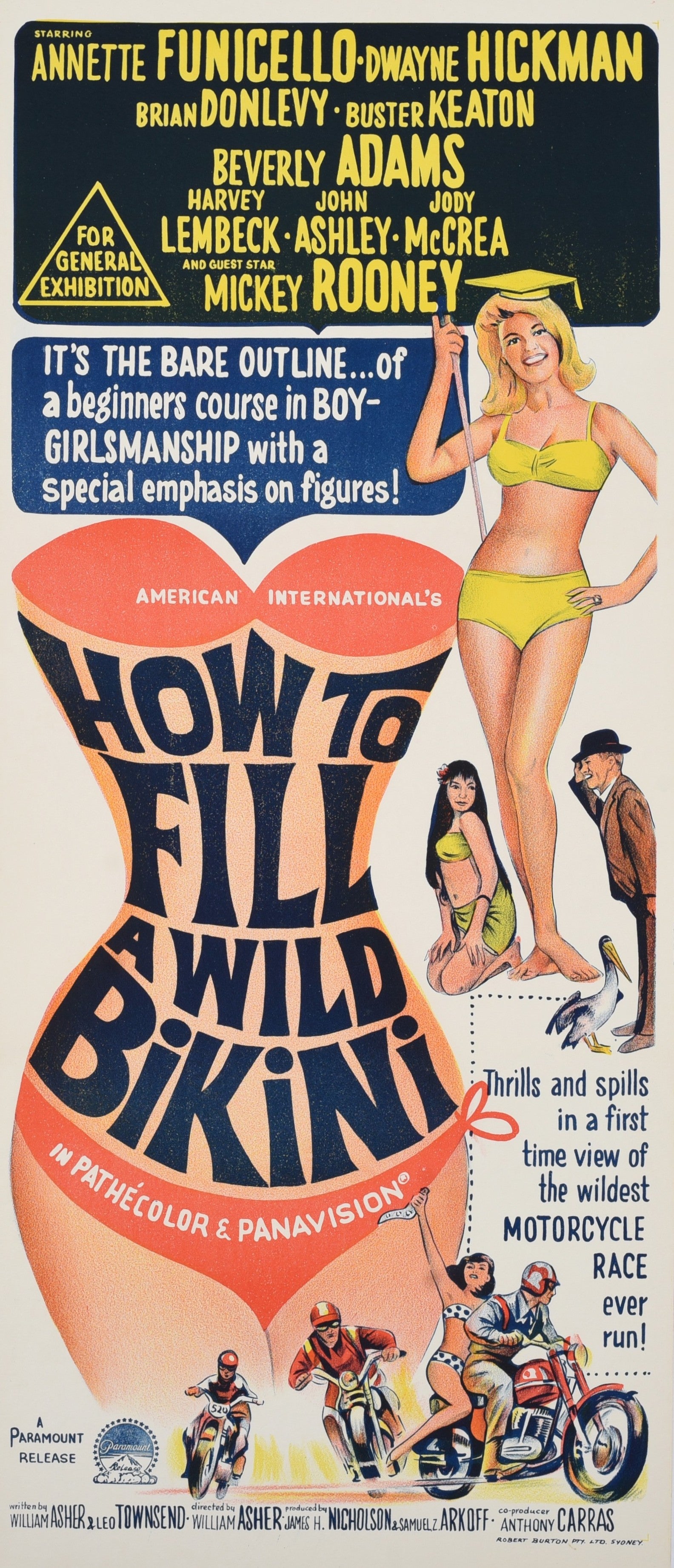 How to Fill a Wild Bikini - Authentic Vintage Poster