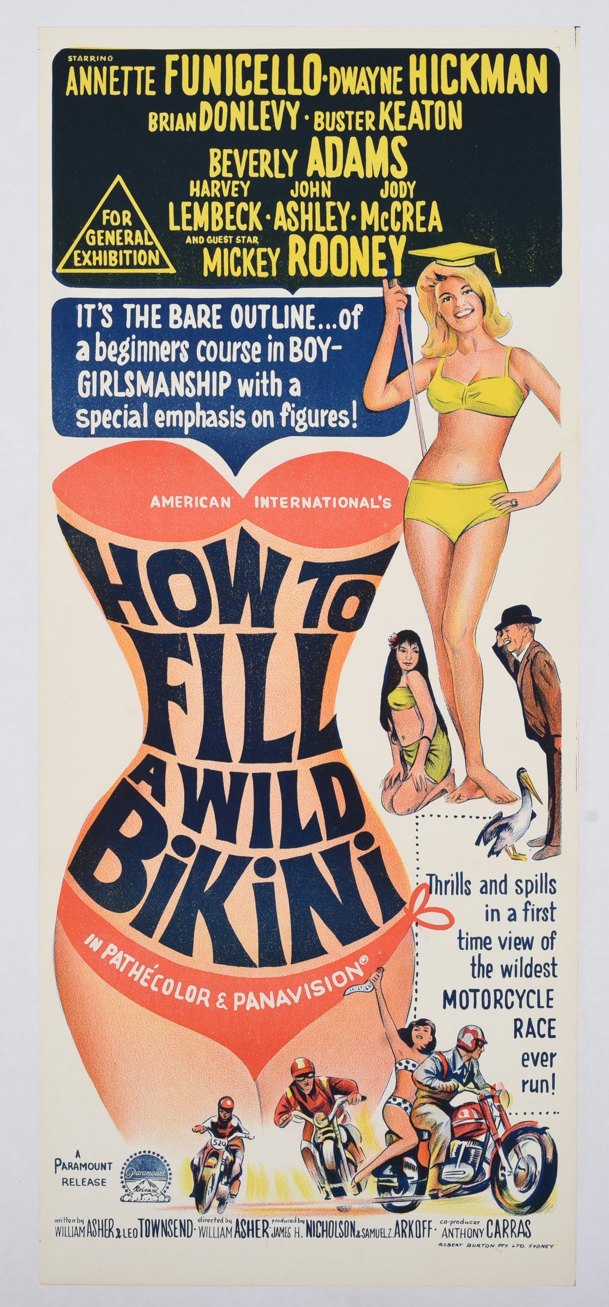 How to Fill a Wild Bikini - Authentic Vintage Poster