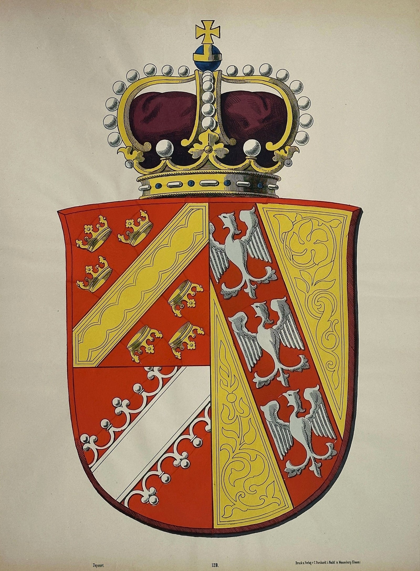 Wissembourg Crest - Authentic Vintage Poster