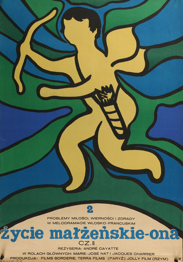 Anatomy of a Marriage, Her- Polish Release - Authentic Vintage Poster