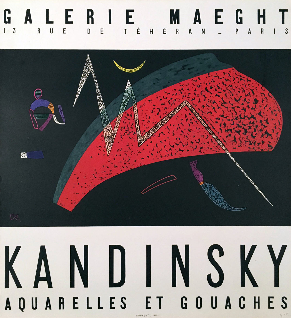 Wassily Kandinsky- Galerie Maeght - Authentic Vintage Poster