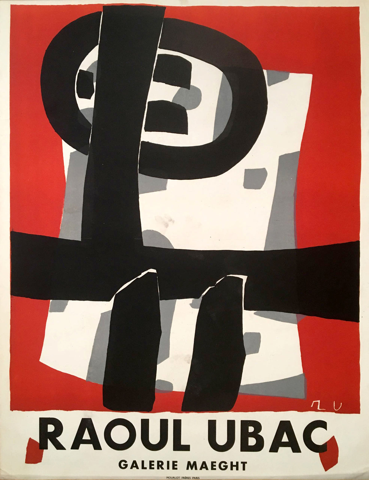Raoul Ubac- Galerie Maeght - Authentic Vintage Poster