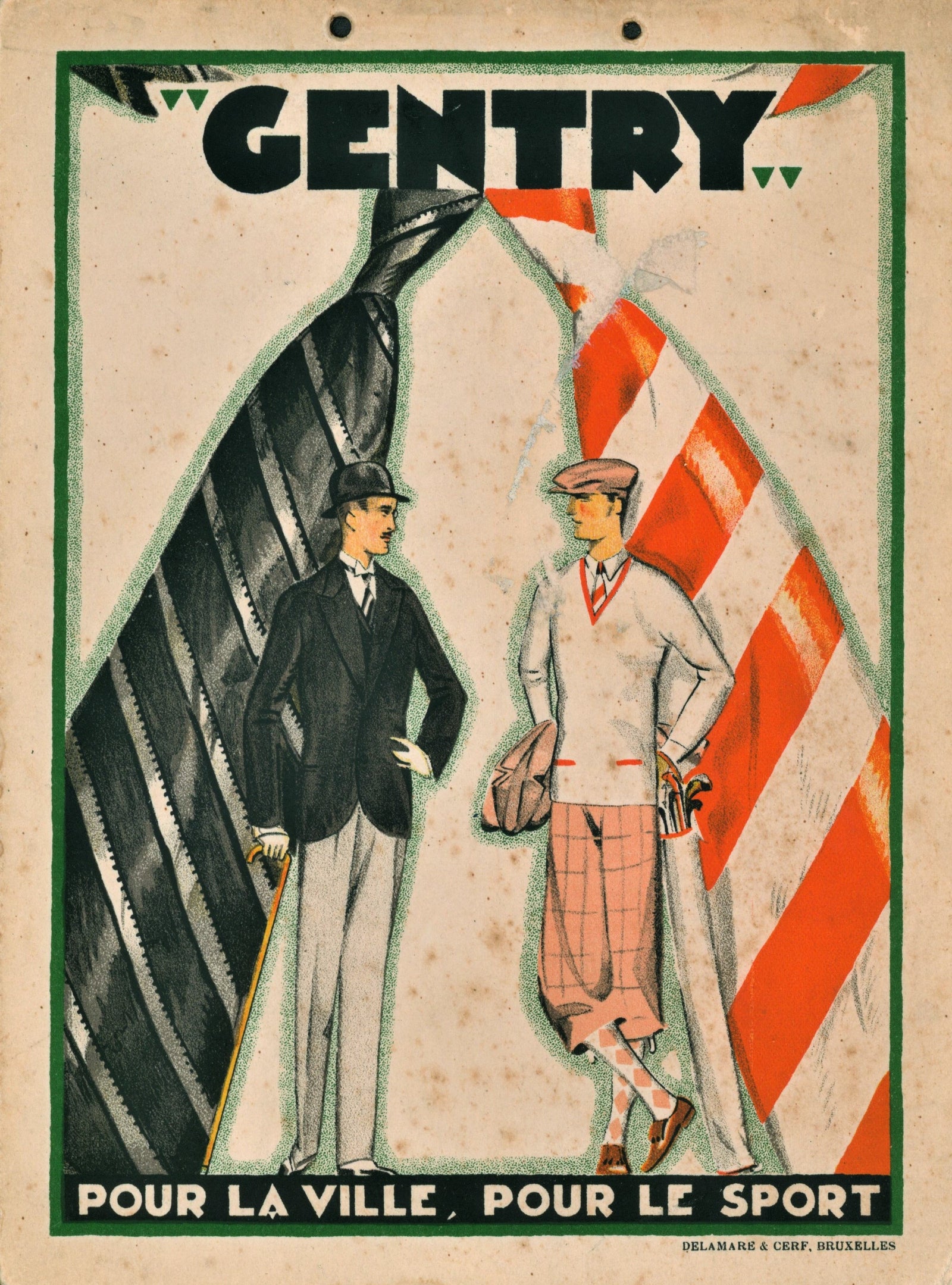 Gentry - Authentic Vintage Window Card