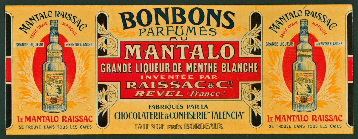Mantalo Raissac - Authentic Vintage Window Card