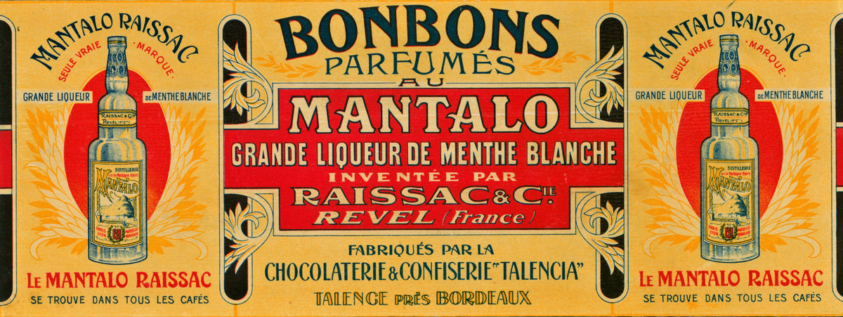 Mantalo Raissac - Authentic Vintage Window Card