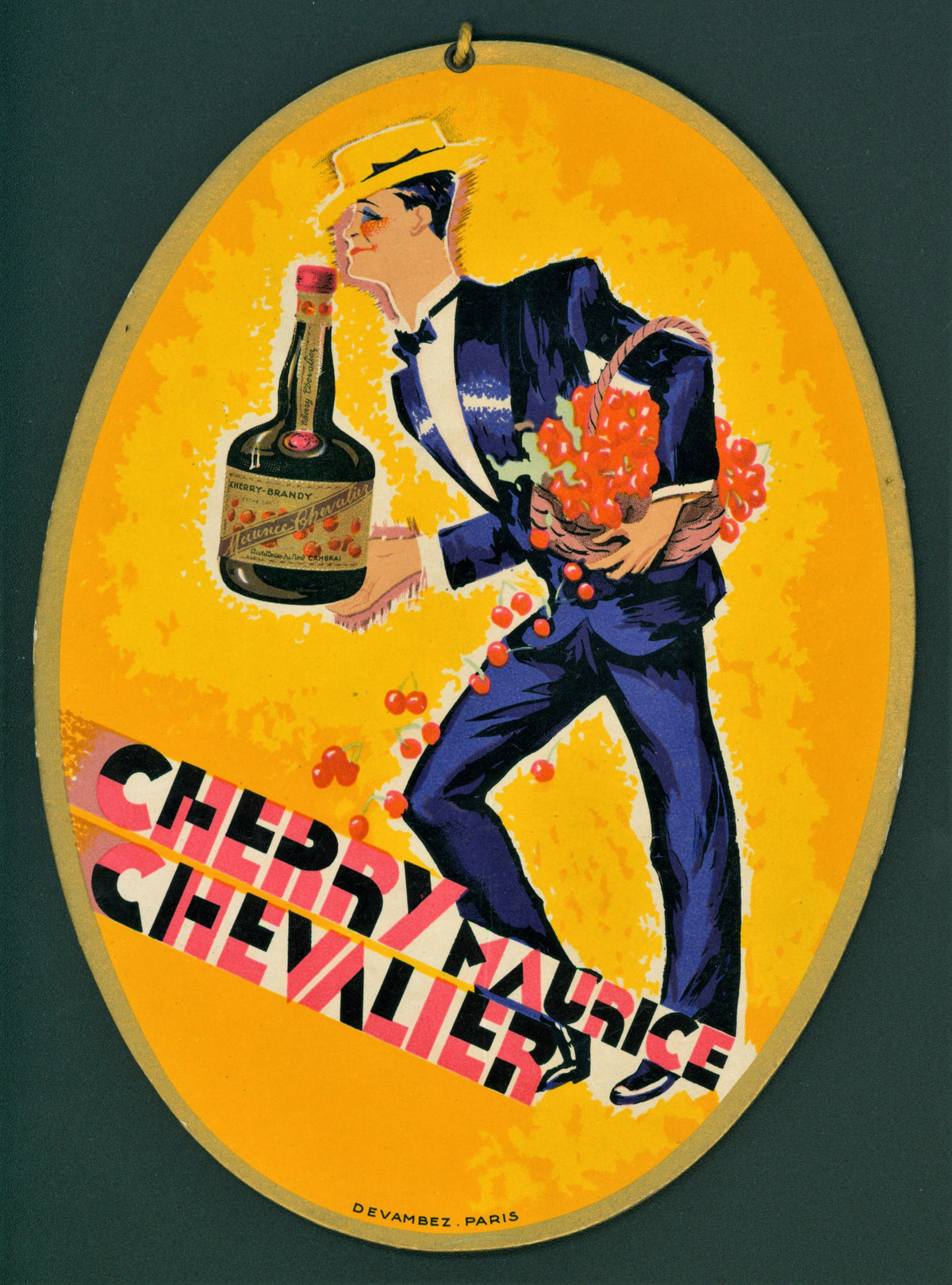 Maurice Chevalier - Authentic Vintage Window Card