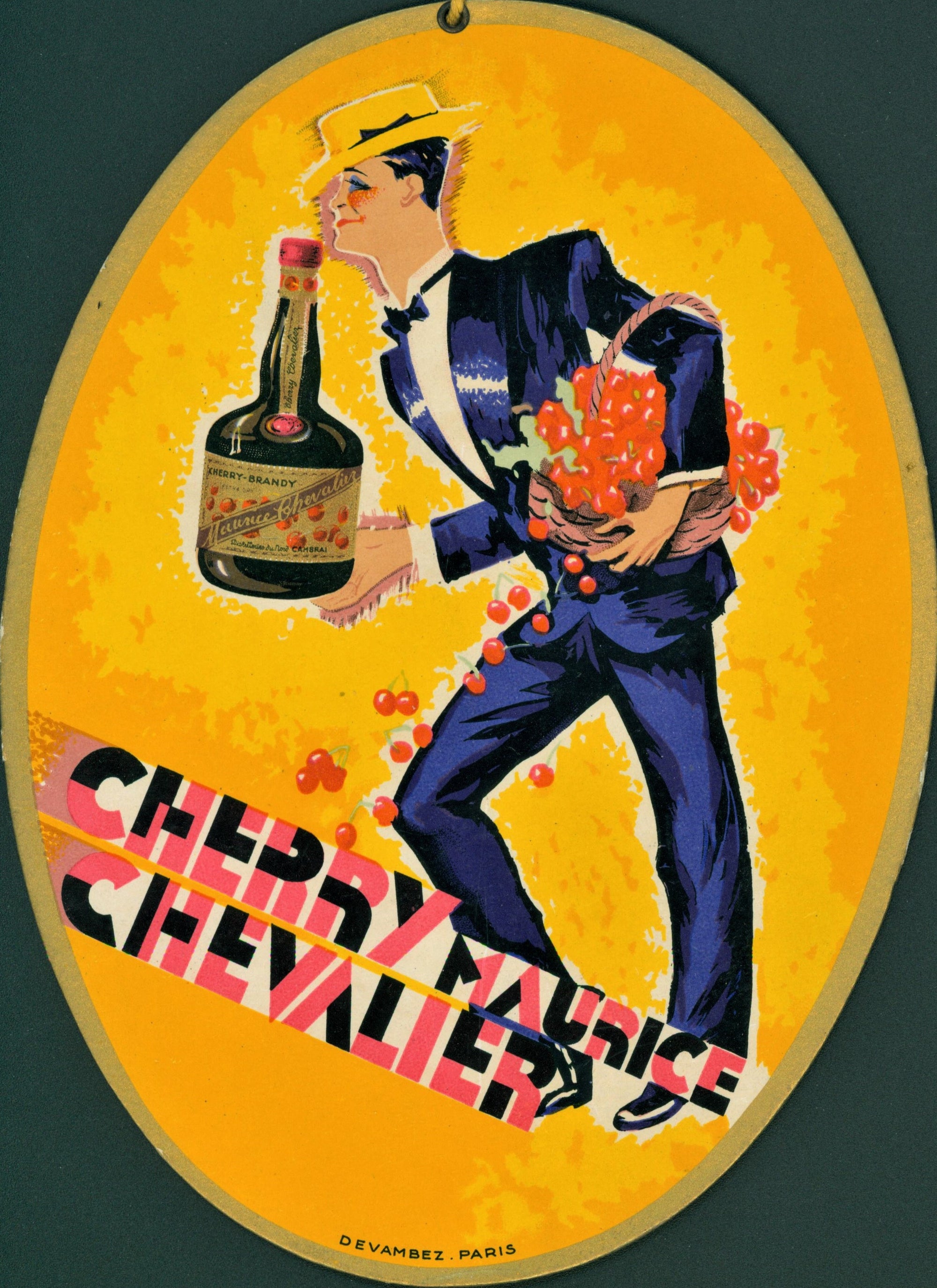 Maurice Chevalier - Authentic Vintage Window Card