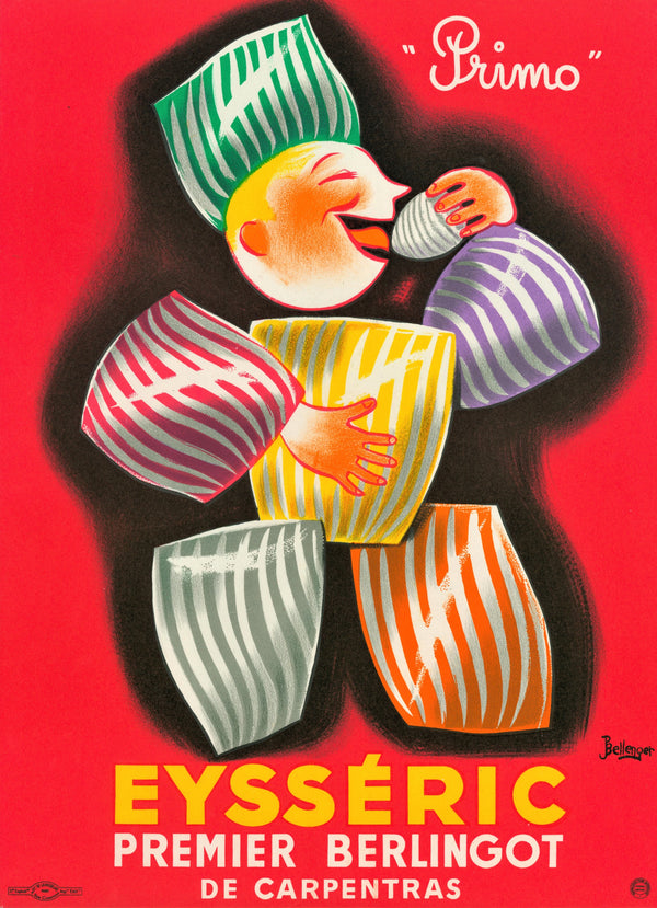 Primo Eysséric Window Card - Authentic Vintage Window Card