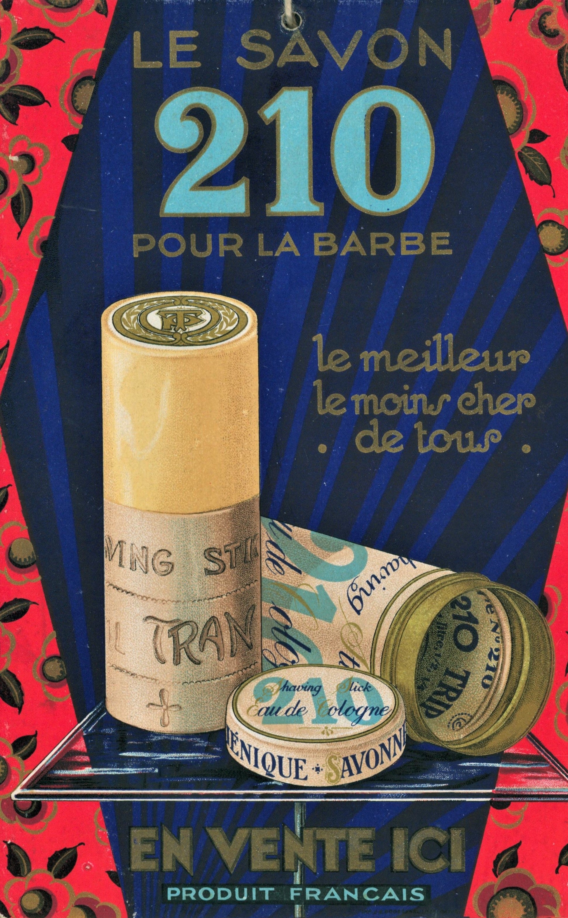 Le Savon 210 - Authentic Vintage Window Card