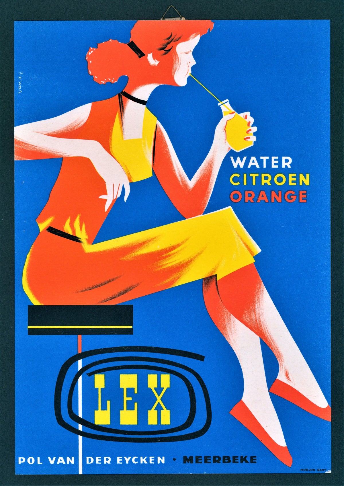 LEX Water - Authentic Vintage Window Card
