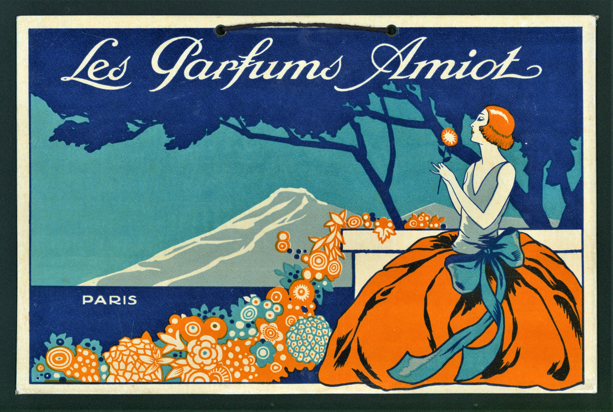 Les Parfums Amiot - Authentic Vintage Window Card