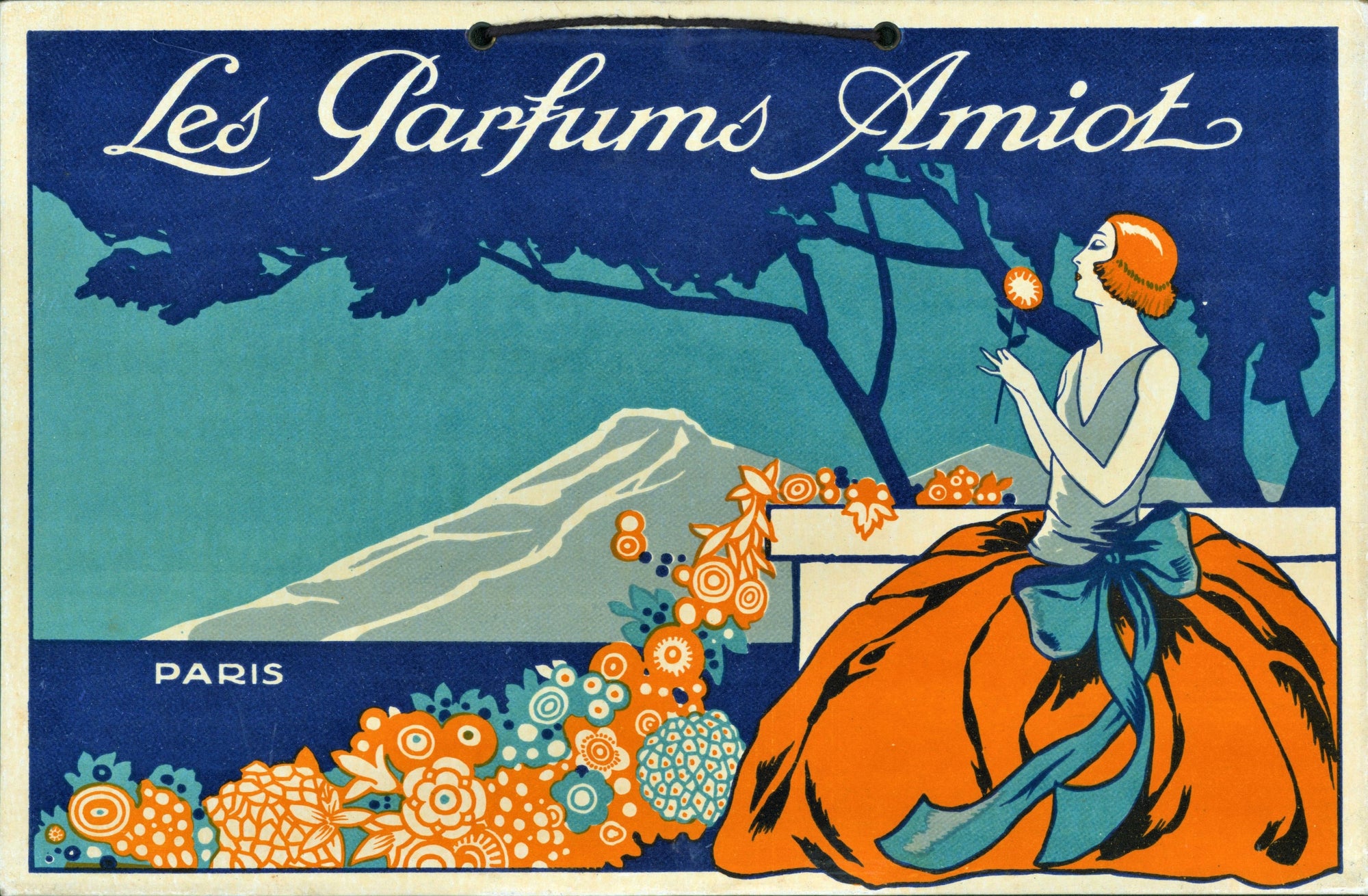 Les Parfums Amiot - Authentic Vintage Window Card