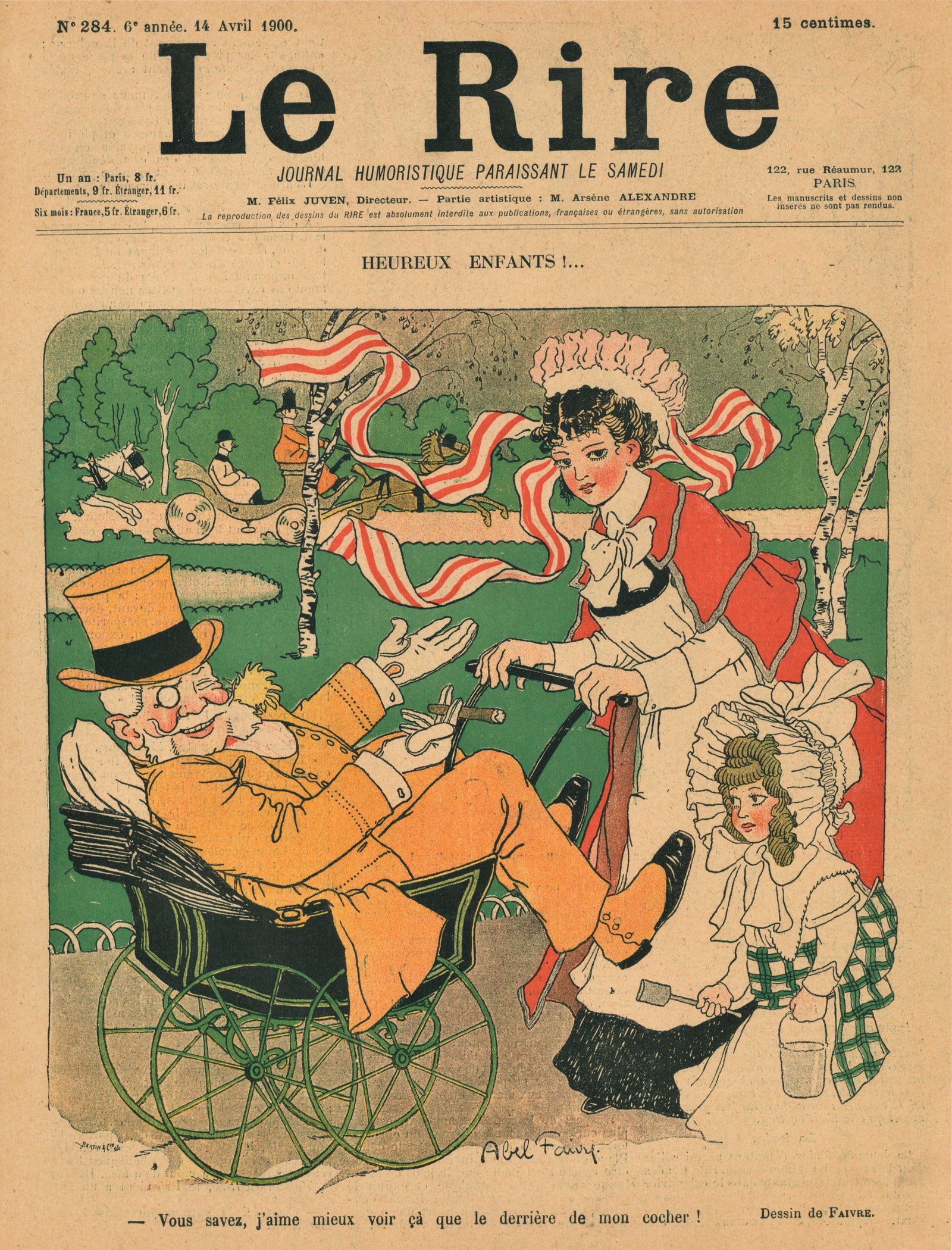 French Satirical Comic 6 - Authentic Vintage 