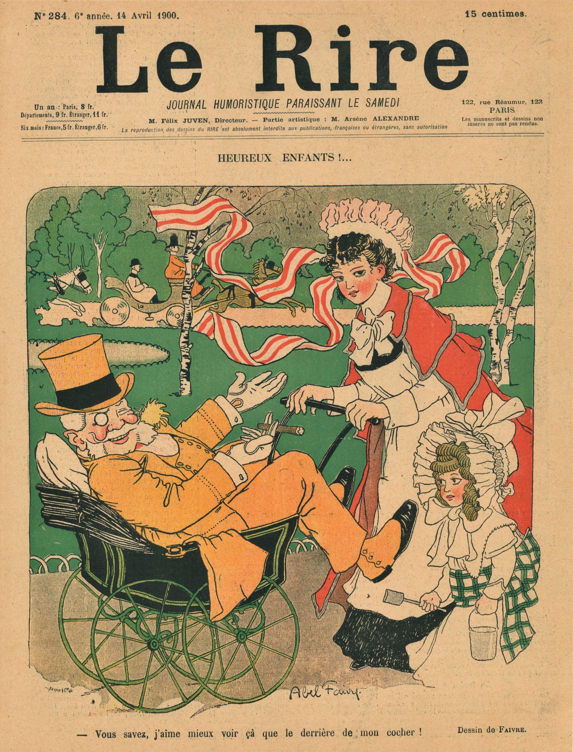 French Satirical Comic 6 - Authentic Vintage 