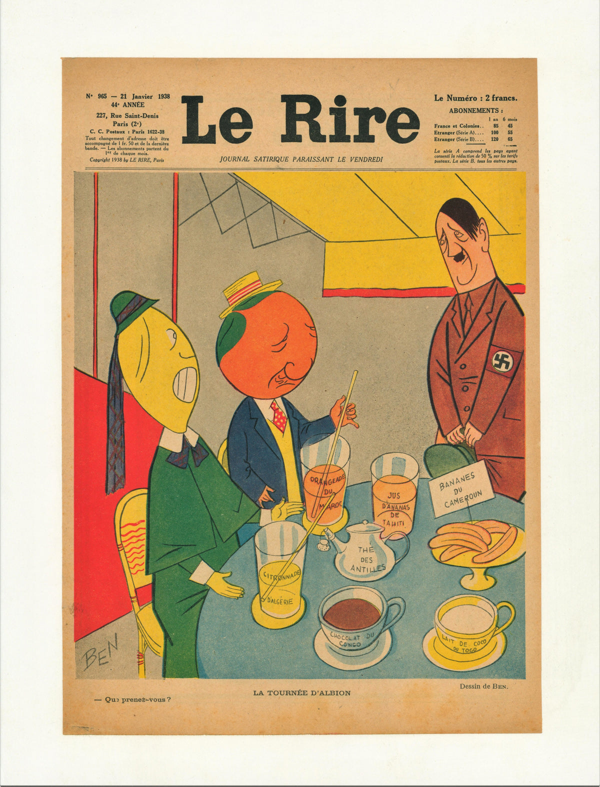 French Satirical Comic 7 - Authentic Vintage 
