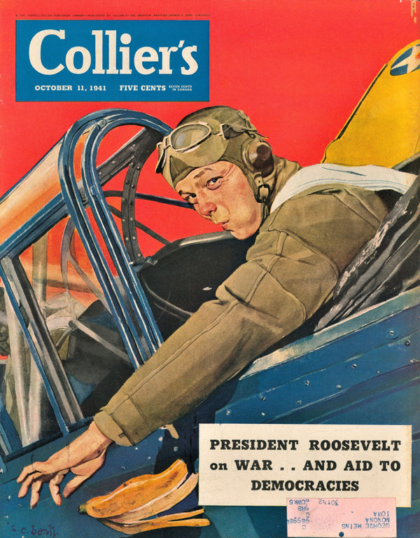 President Roosevelt- Collier's Weekly - Authentic Vintage Cover Art