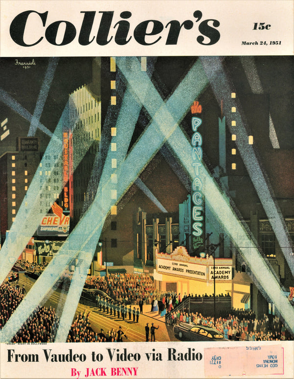 Academy Awards- Collier's Weekly - Authentic Vintage Cover Art