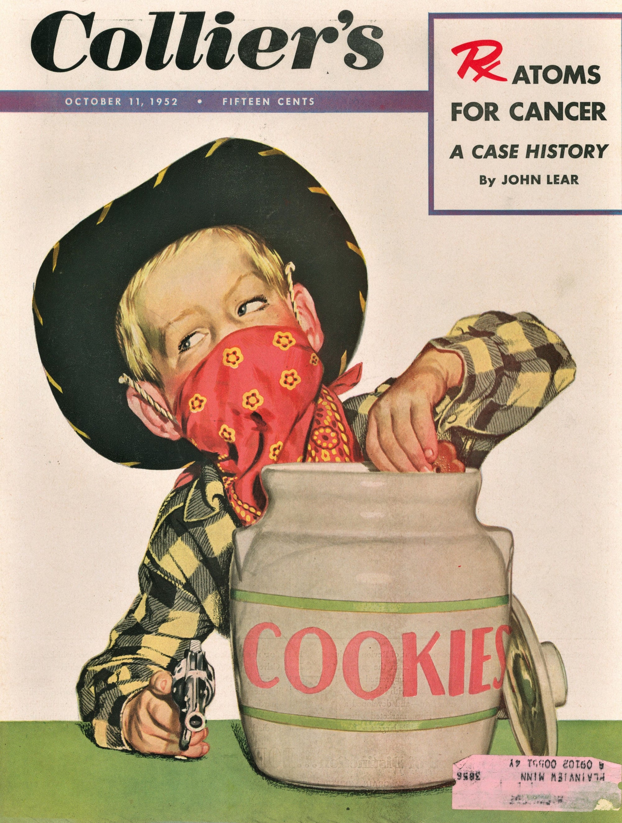 Cookies- Collier's Weekly - Authentic Vintage Antique Print