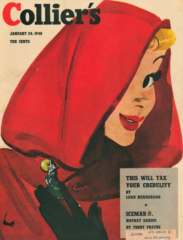 Red Riding Hood- Collier's Weekly - Authentic Vintage Cover Art