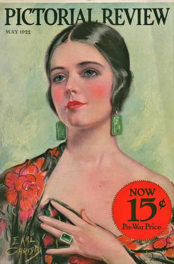 Pre War- Pictorial Review - Authentic Vintage Cover Art