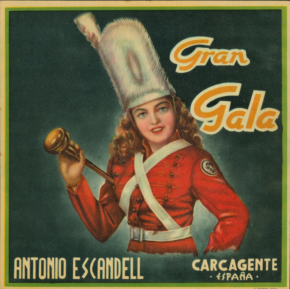 Spanish Crate Label 1-1 - Authentic Vintage Antique Print