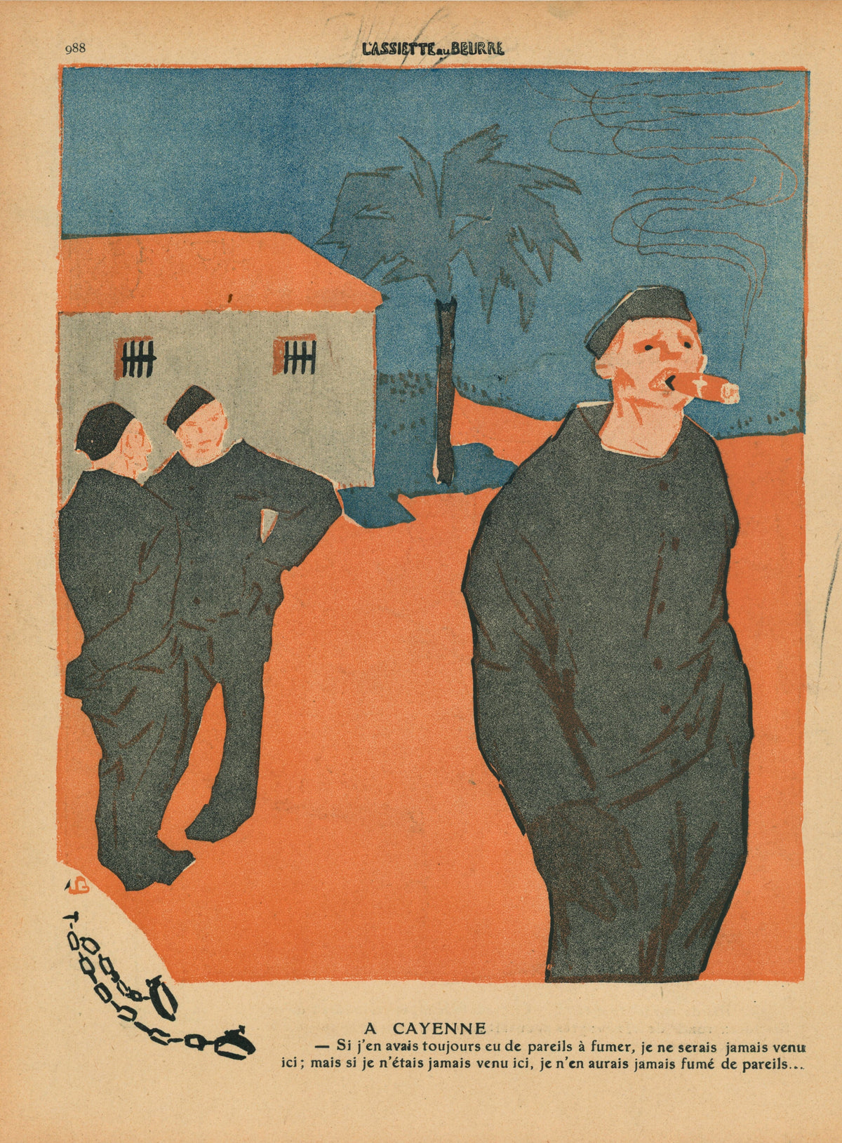 A Cayenne French Satirical Comic Authentic Vintage Posters a-cayenne-french-satirical-comic-authentic-vintage-posters