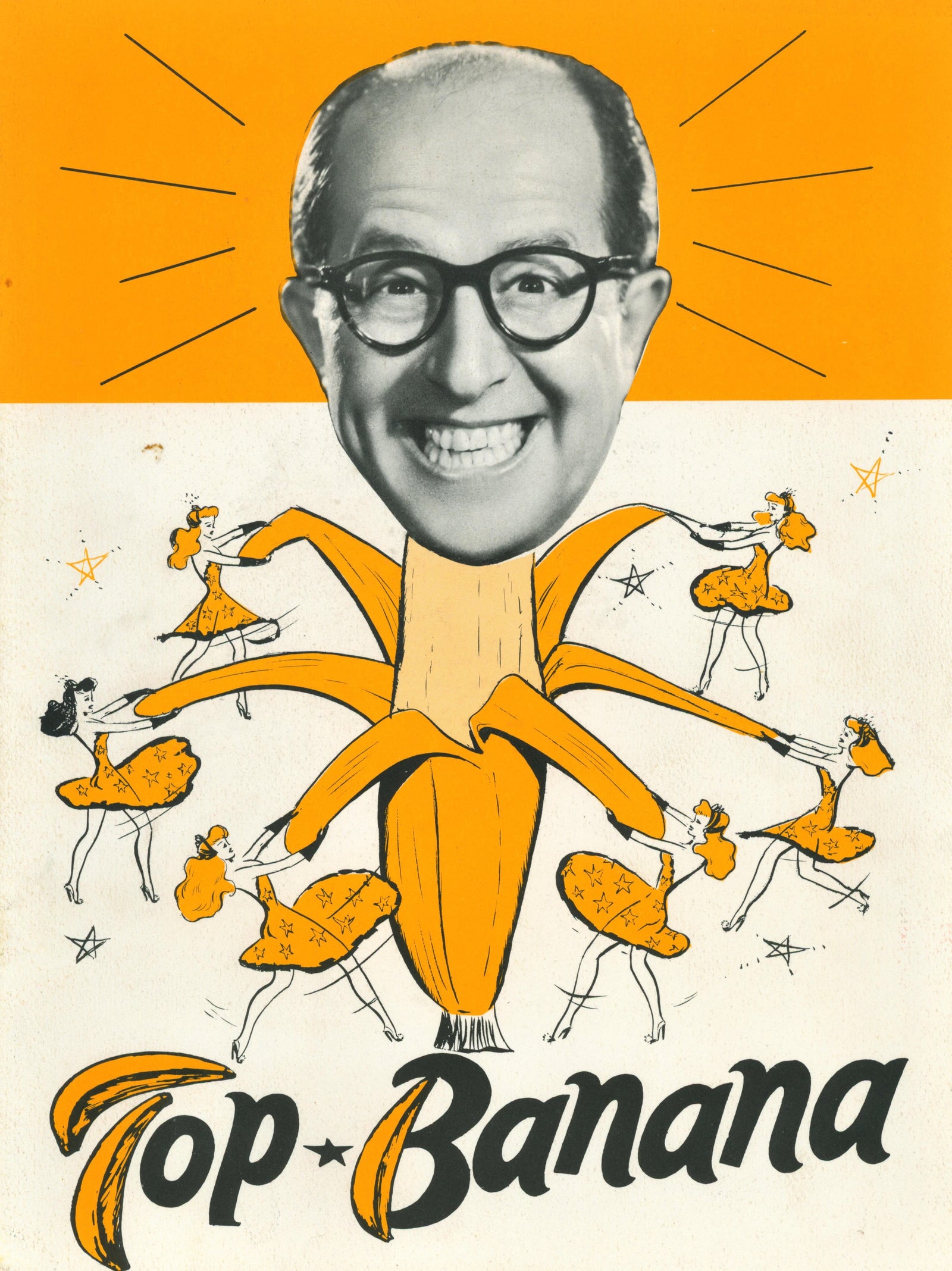 Top Banana- Playbill - Authentic Vintage Antique Print