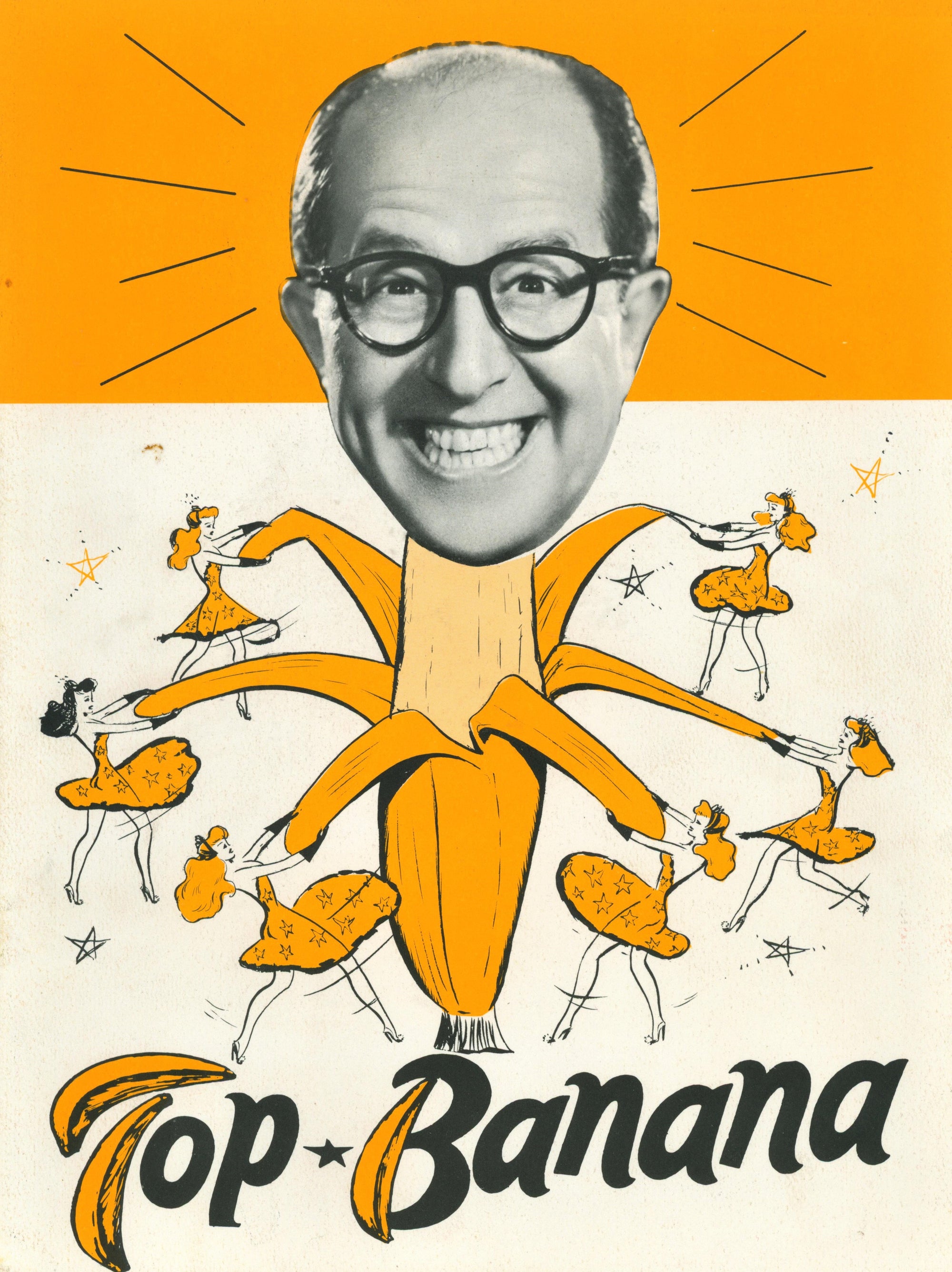 Top Banana- Playbill - Authentic Vintage Antique Print
