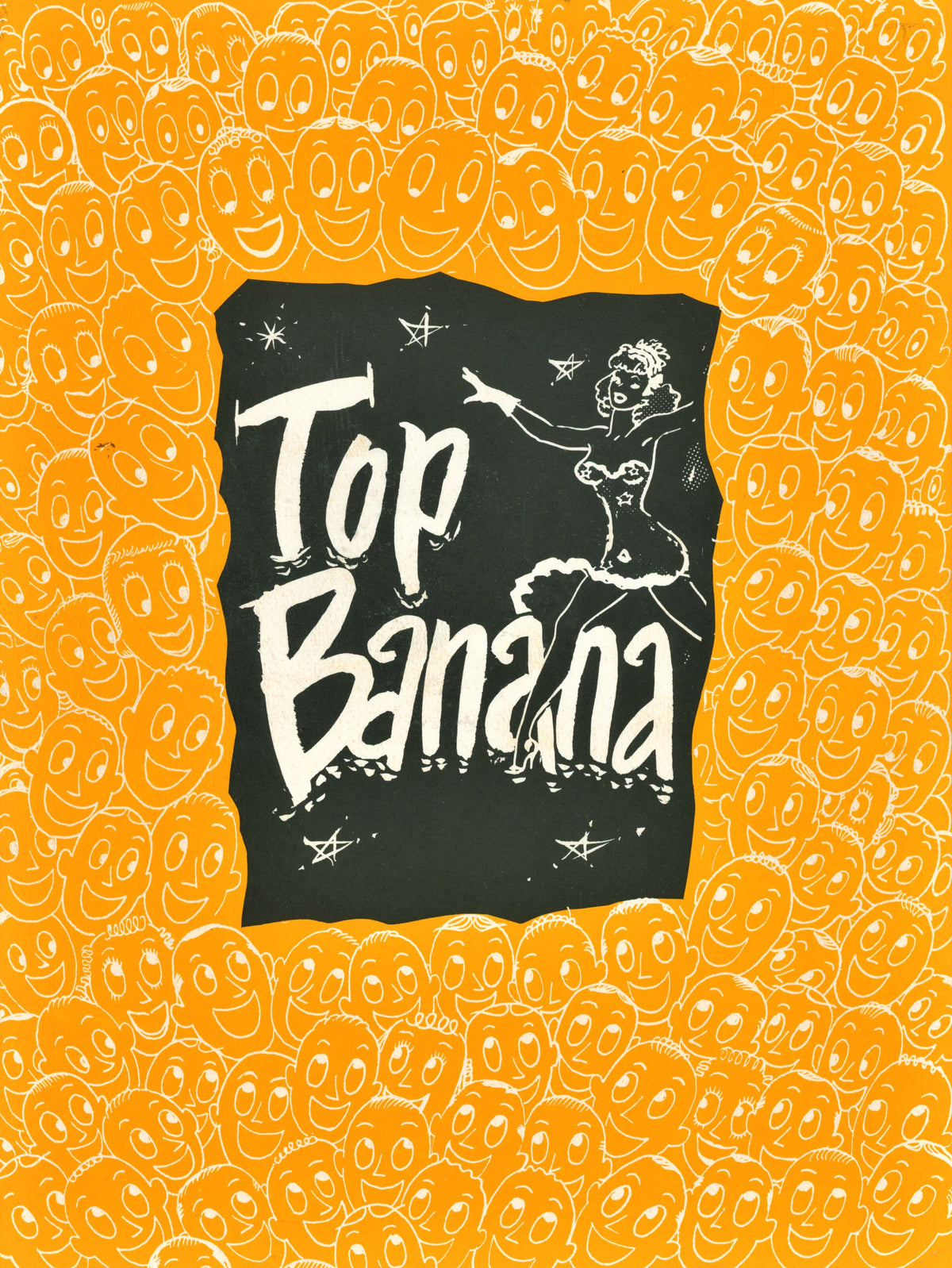 Top Banana Dancer- Playbill - Authentic Vintage Antique Print