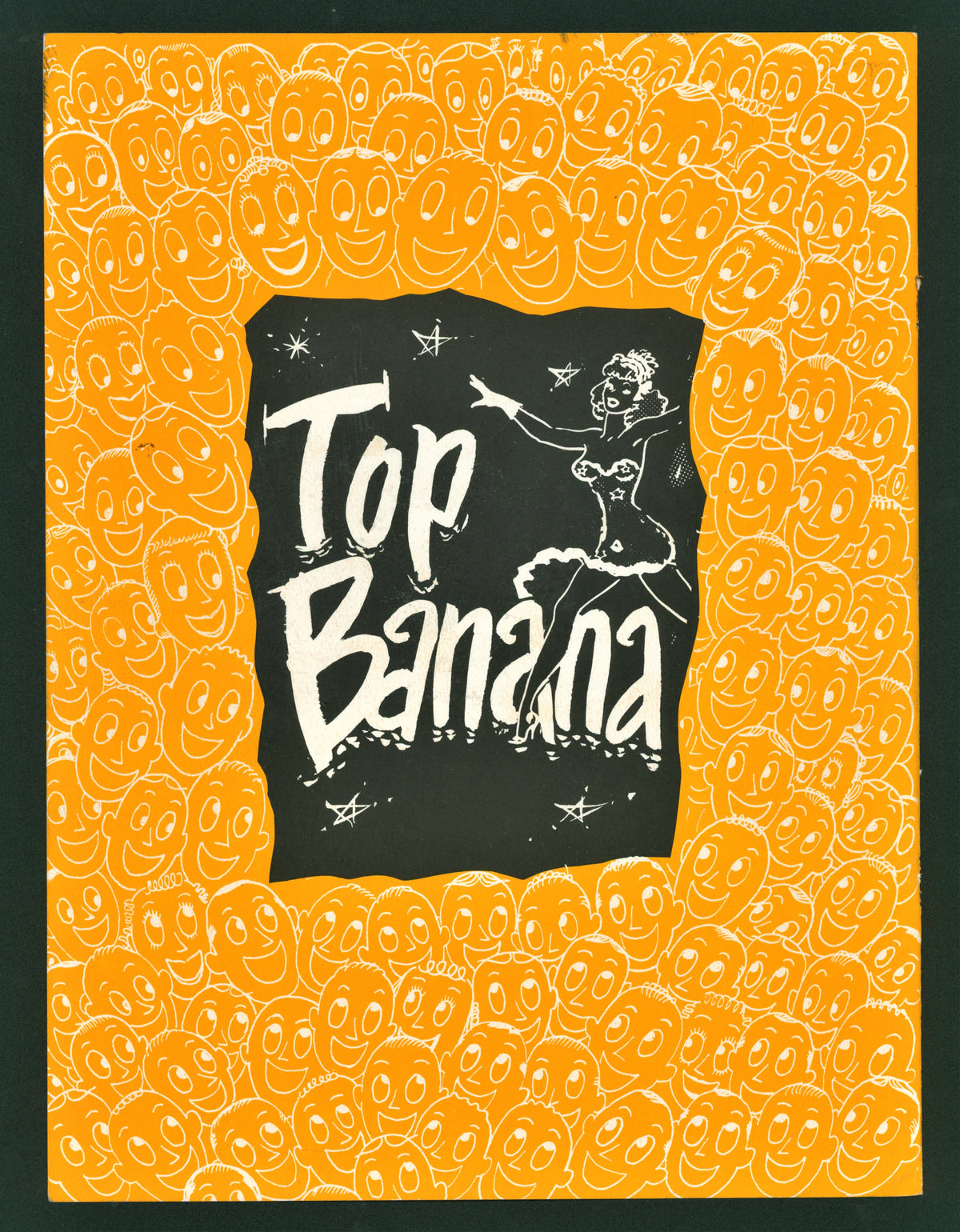 Top Banana Dancer- Playbill - Authentic Vintage Antique Print