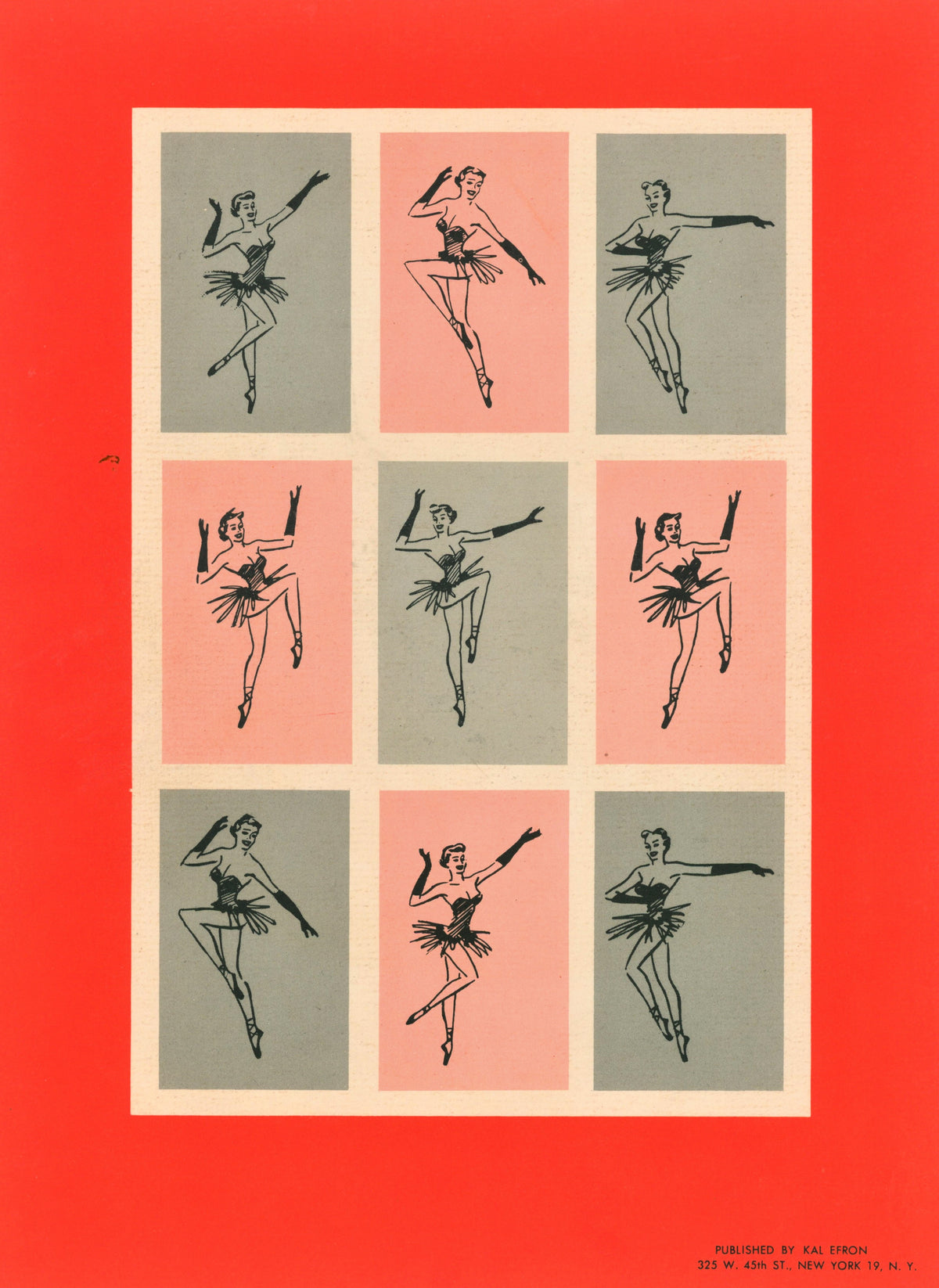 Rumple Dancers- Playbill - Authentic Vintage Antique Print