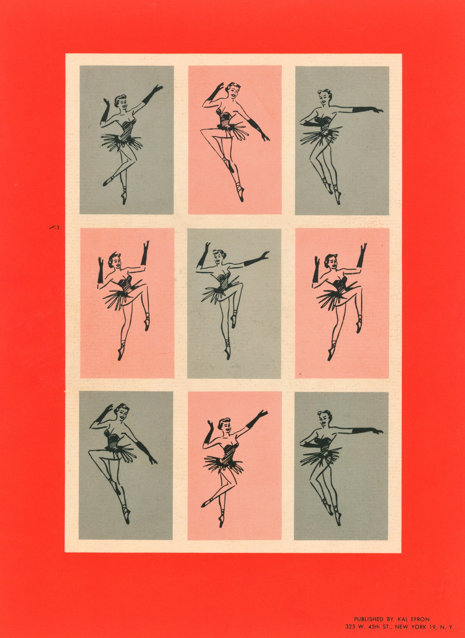 Rumple Dancers- Playbill - Authentic Vintage Antique Print