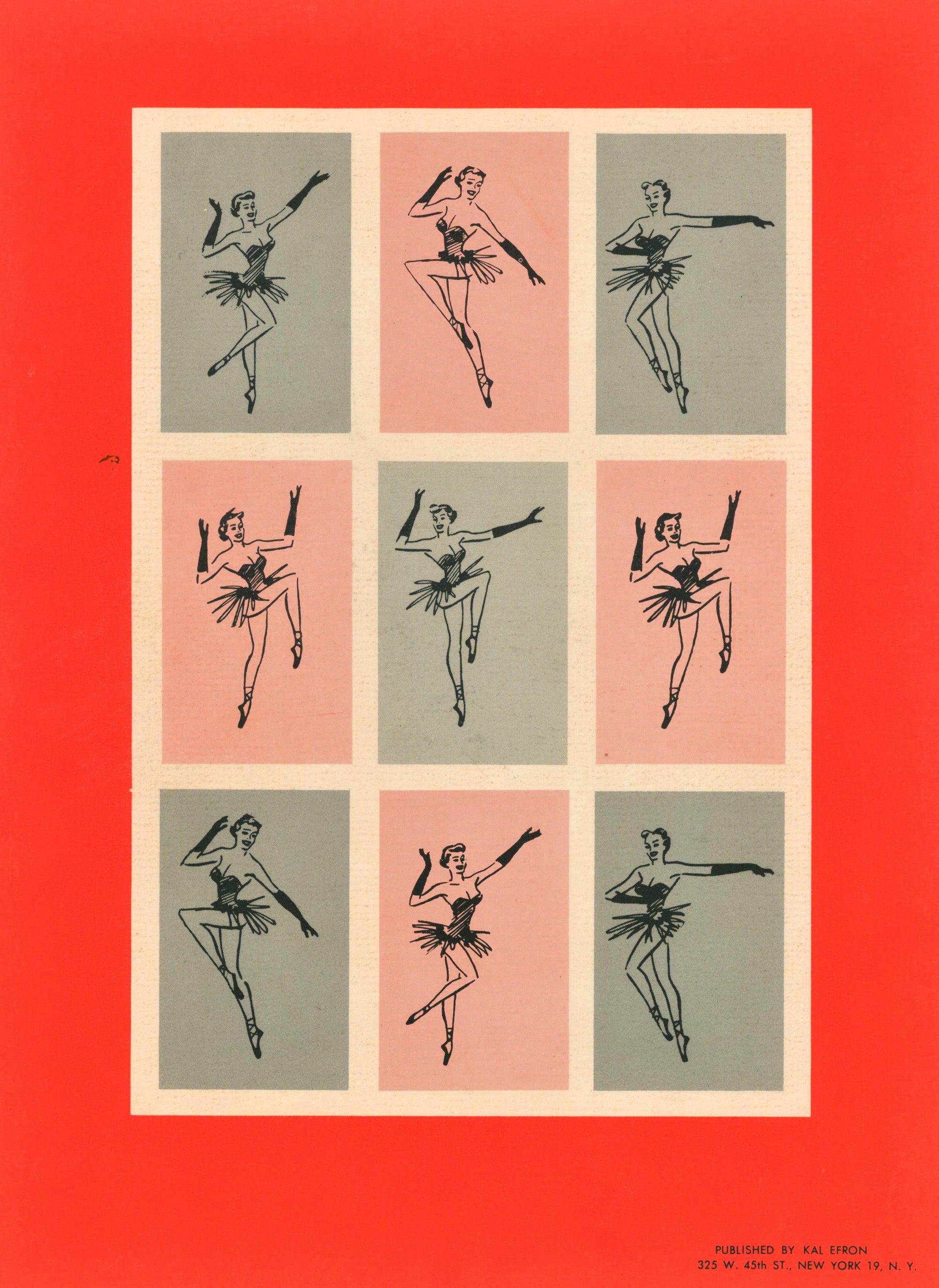 Rumple Dancers- Playbill - Authentic Vintage Antique Print