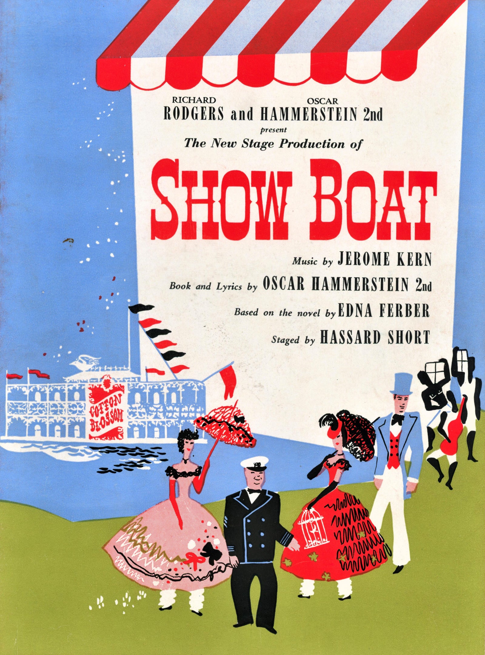 Show Boat- Playbill - Authentic Vintage Antique Print