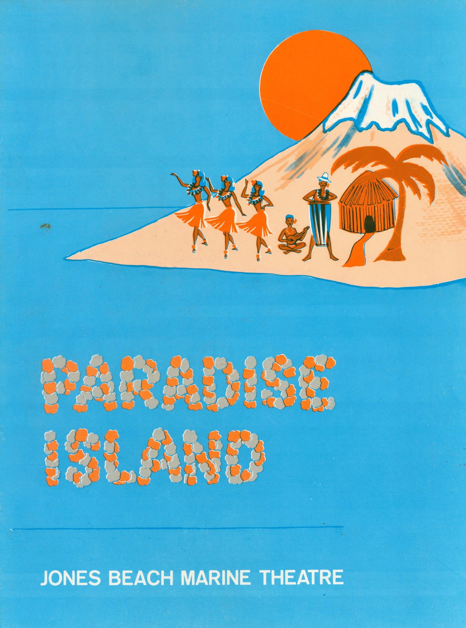 Paradise Island- Playbill - Authentic Vintage Antique Print