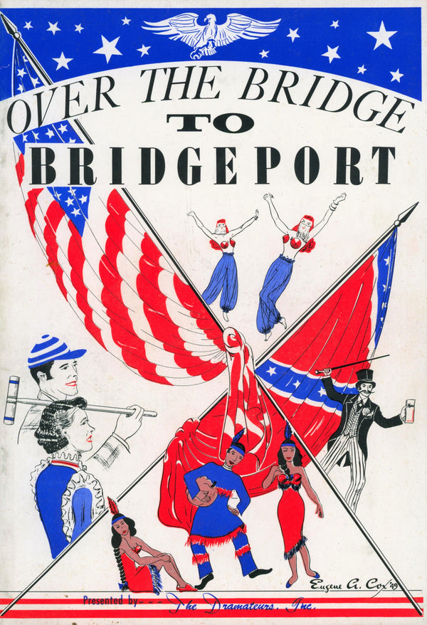 Over the Bridge to Bridgeport- Playbill - Authentic Vintage Cover Art