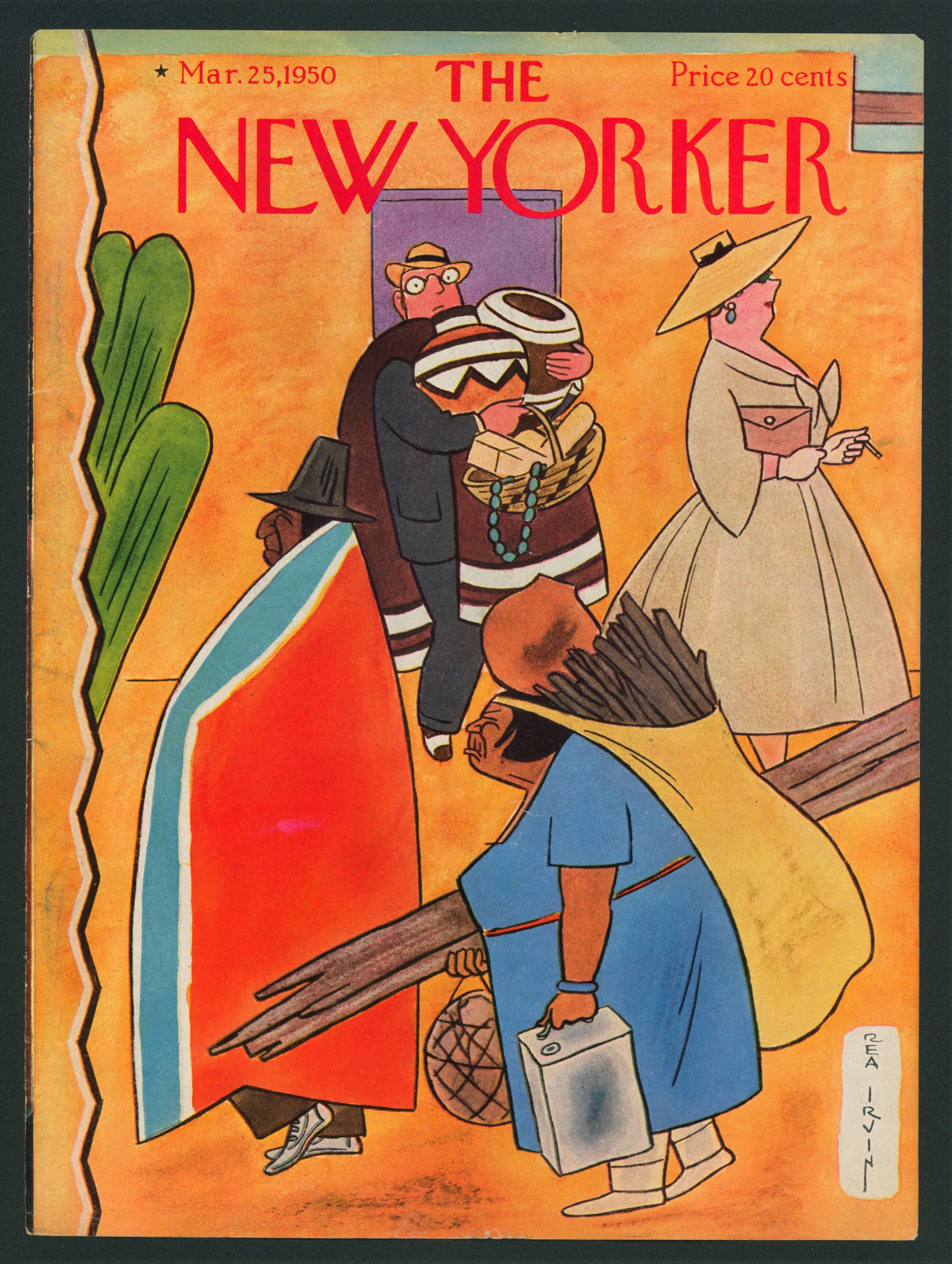 Indigenous March The New Yorker Authentic Vintage Magazine indigenous-march-the-new-yorker-authentic-vintage-magazine