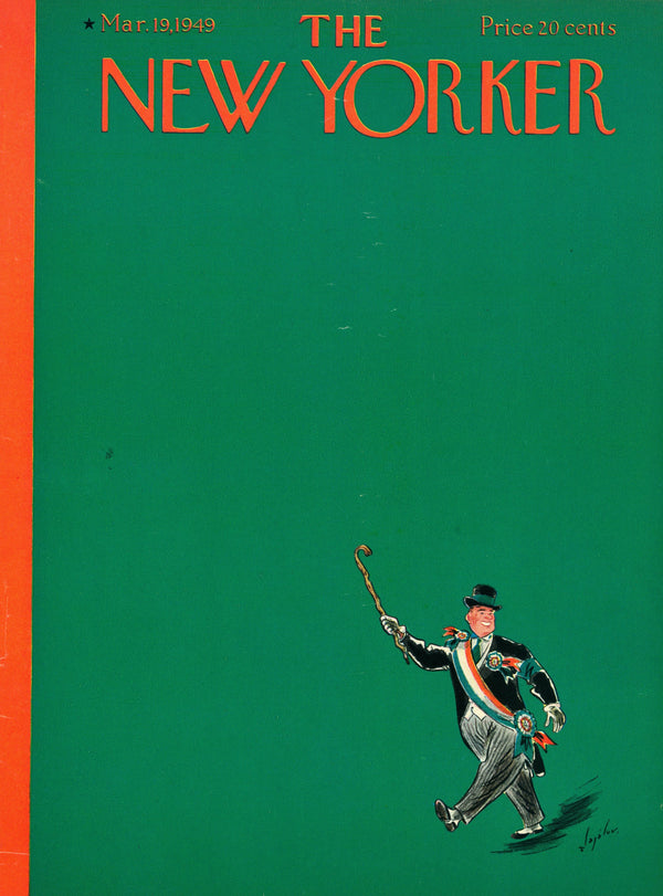 St. Patrick's Day- The New Yorker - Authentic Vintage Cover Art