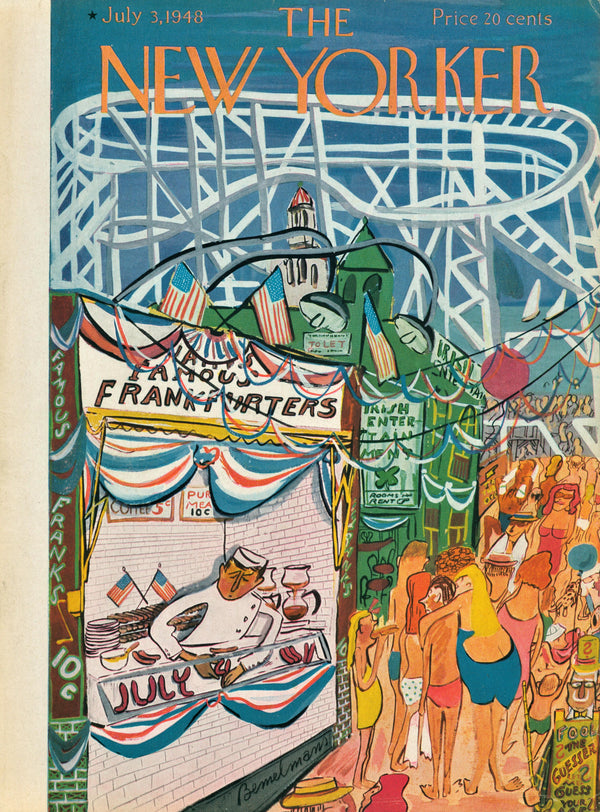 Coney Island- The New Yorker - Authentic Vintage Cover Art