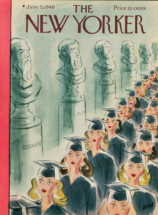 Great Thinkers- The New Yorker - Authentic Vintage Cover Art