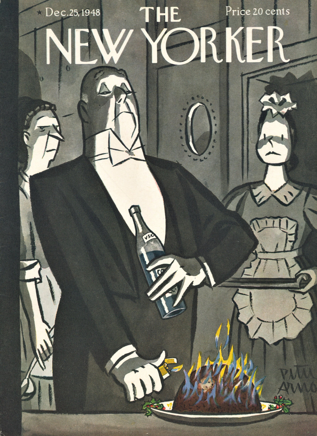 New Yorker Magazine Cover_14 - Authentic Vintage Antique Print