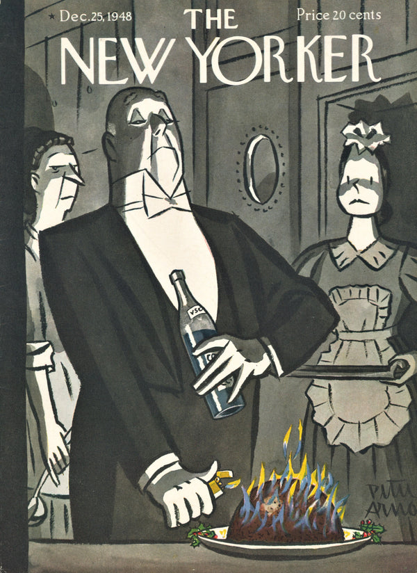 The Butler- The New Yorker - Authentic Vintage Cover Art